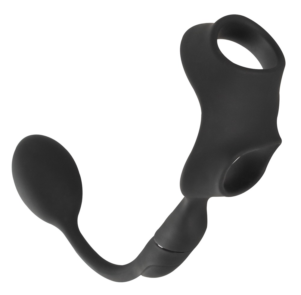 RING PER IL PENE CON PENETRAZIONE ANALE VIBRANTE CON TELECOMANDO - immagine 2