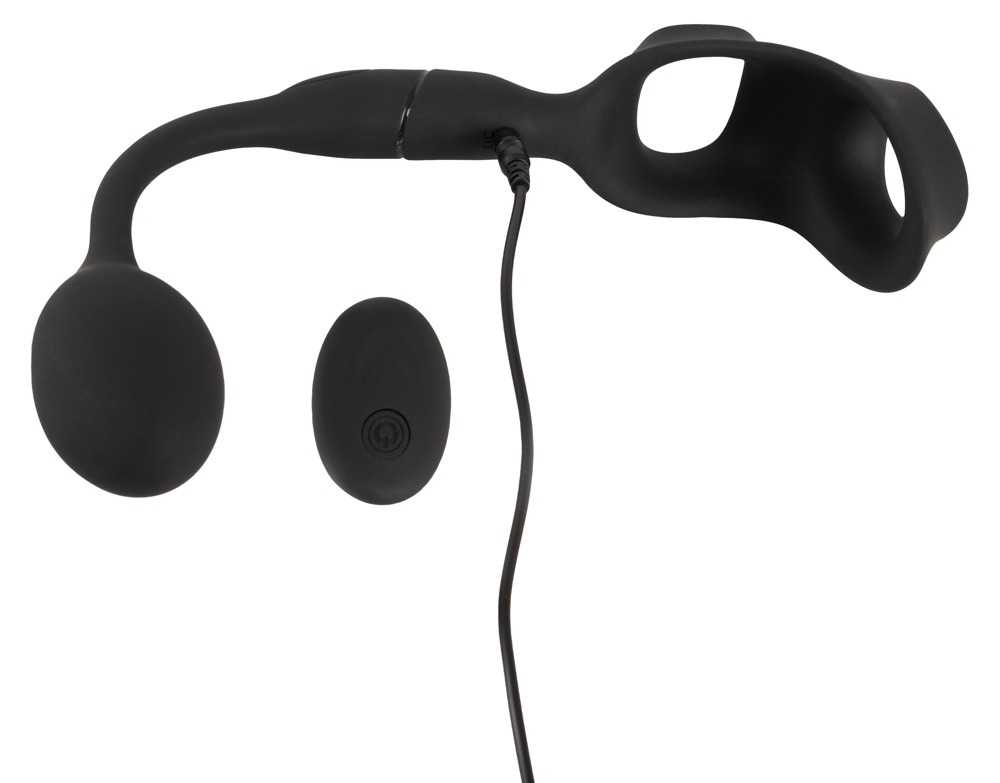 RING PER IL PENE CON PENETRAZIONE ANALE VIBRANTE CON TELECOMANDO - immagine 6