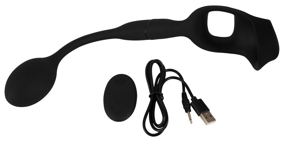 RING PER IL PENE CON PENETRAZIONE ANALE VIBRANTE CON TELECOMANDO - immagine 7