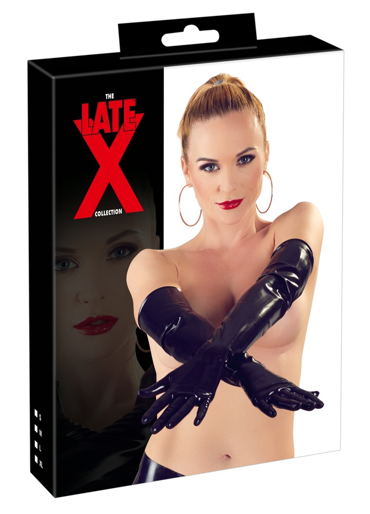 GUANTI DA DONNA IN LATTICE DELLA LATEX - immagine 4