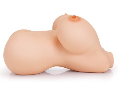 Masturbatore torso con apertura per vagina e ano
