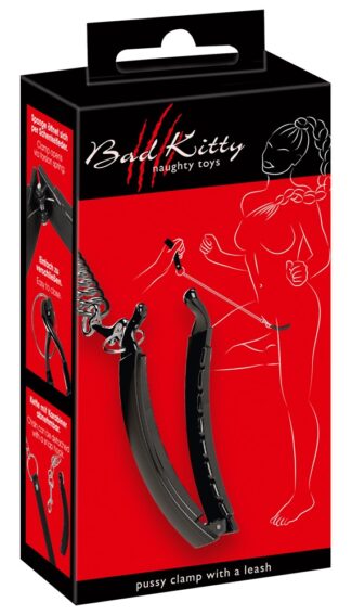 Morsetto per labbra vagina con guinzaglio