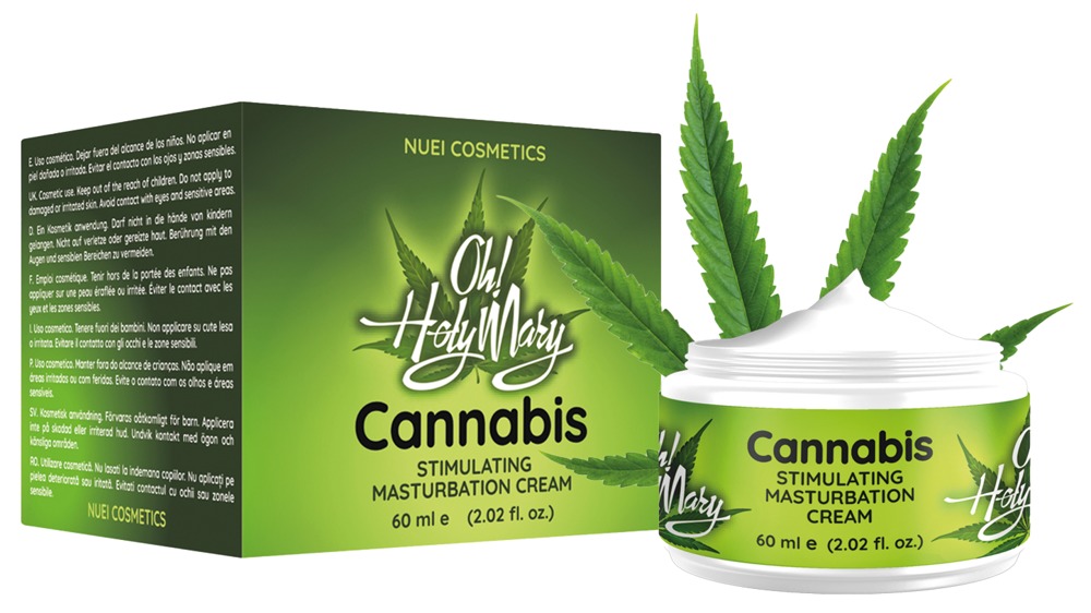 CREMA STIMOLANTE PER LA MASTURBAZIONE UNISEX ALLA CANNABIS - immagine 2