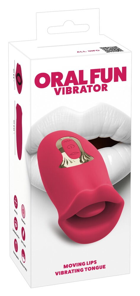 VIBRATORE D' APPOGGIO PER CLITORIDE ORAL FUN DI YOU2TOY