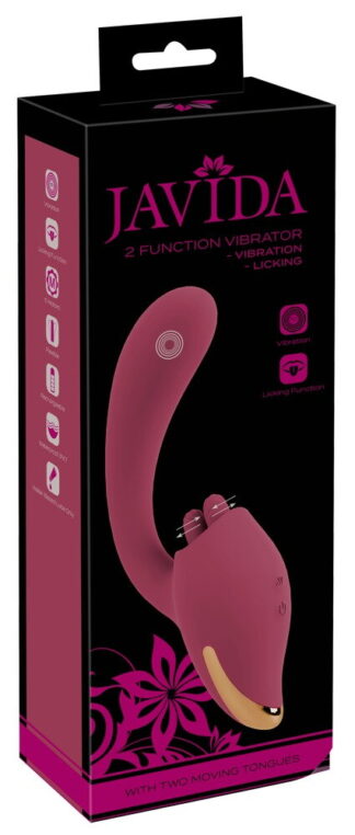 VIBRATORE DOPPIA FUNZIONE PUNTO G E DEL CLITORIDE JAVIDA