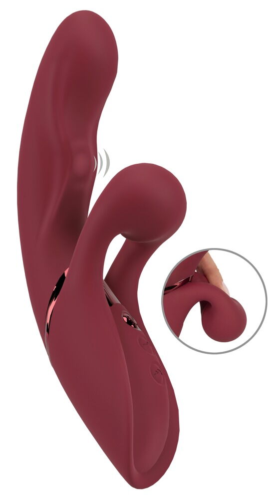 VIBRATORE JAVIDA RABBIT A DUE FUNZIONI - immagine 2
