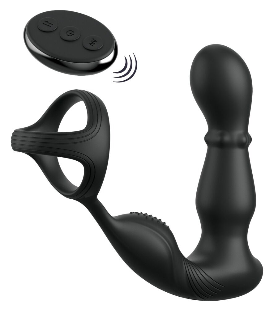 VIBRATORE ANALE PROSTATICO CON ANELLO - immagine 3