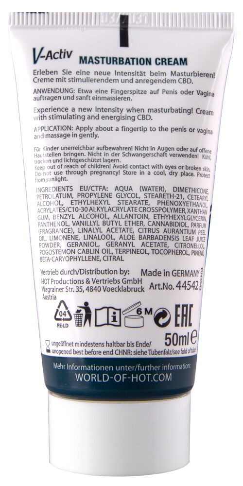 CREMA STIMOLANTE PER LUI O LEI V ACTIV - immagine 3