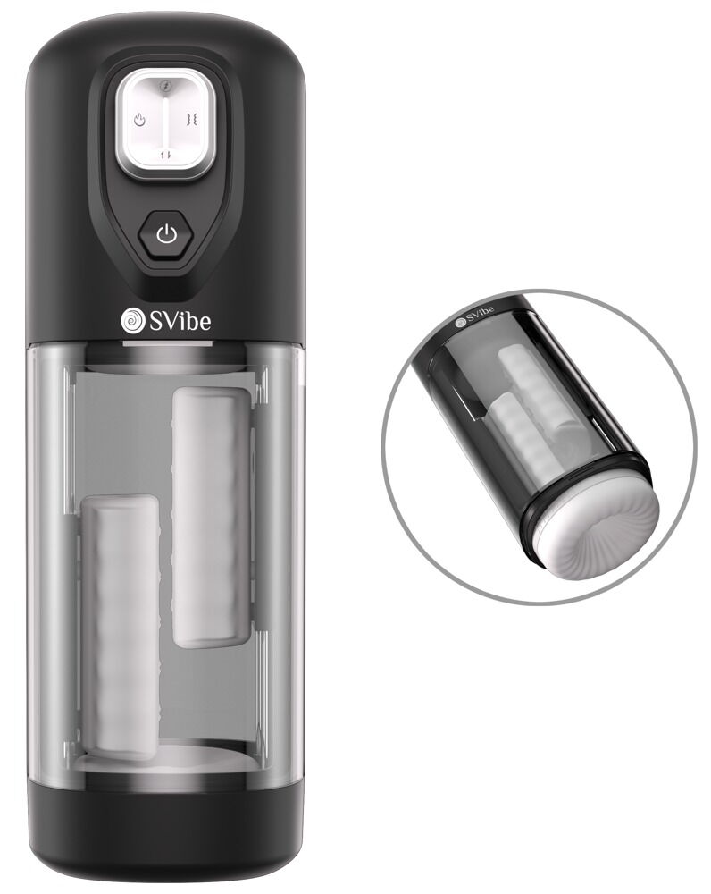 MASTURBATORE MASCHILE AUTOMATICO IKON VOLT DI SVIDE - immagine 2