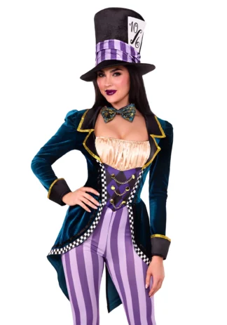 COSTUME DI CARNEVALE CAPPELLAIA MATTA LEG AVENUE
