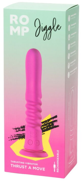 VIBRATORE A  SPINTA CON VENTOSA ROMP JIGGEL