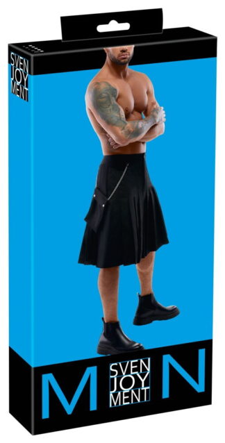 GONNA UOMO STILE KILT NERO BY SVENJOYMENT