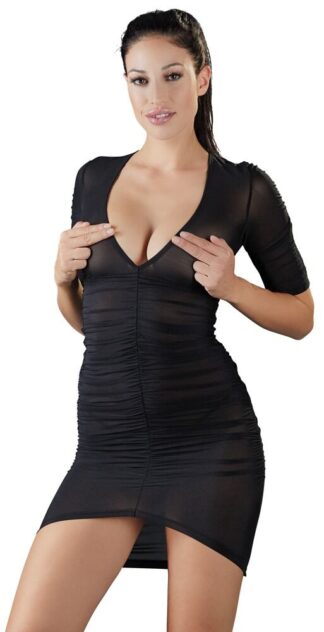 SEXY  ABITO NERO SEMITRASPARENTE