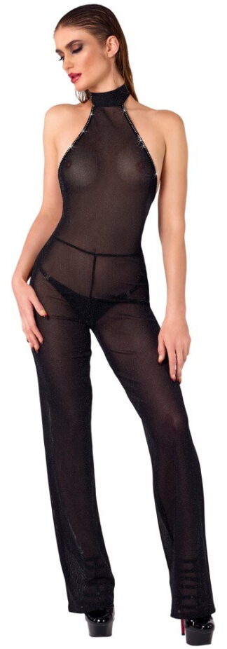 TUTA DELLA DITTA NOIR CON SCOLLO ALL'AMERICANA E SCHIENA APERTA