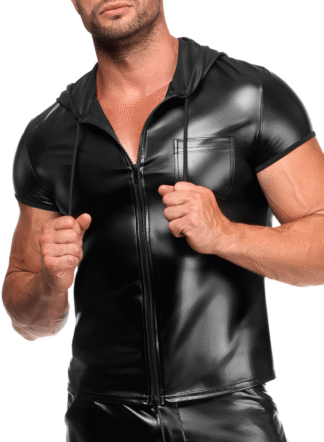 MAGLIA UOMO NOIR HANDMADE VEXEN HOODED T-SHIRT