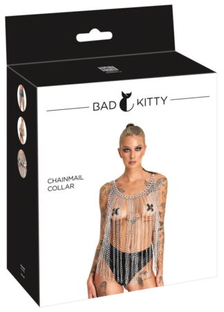 CATENA CORPO BAD KITTY ARGENTO GLAM STYLE PRO